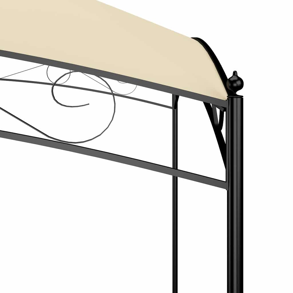 Pavėsinė, kreminės spalvos, 3x3x2,65m, 180 g/m² Pavėsinė, kreminės spalvos, 3x3x2,65m, 180 g/m² - Image 4