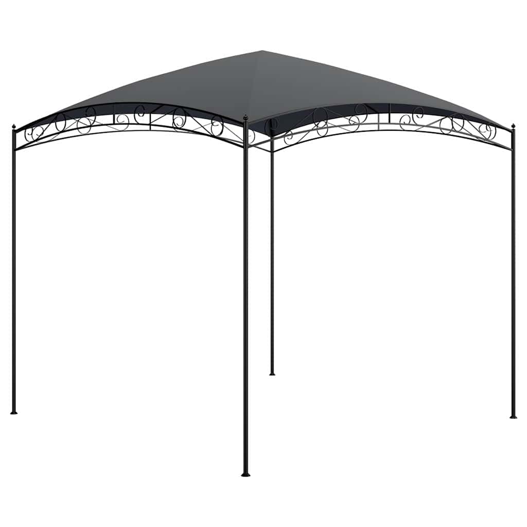 Pavėsinė, antracito spalvos, 3x3x2,65m, 180 g/m² Pavėsinė, antracito spalvos, 3x3x2,65m, 180 g/m² - Image 2