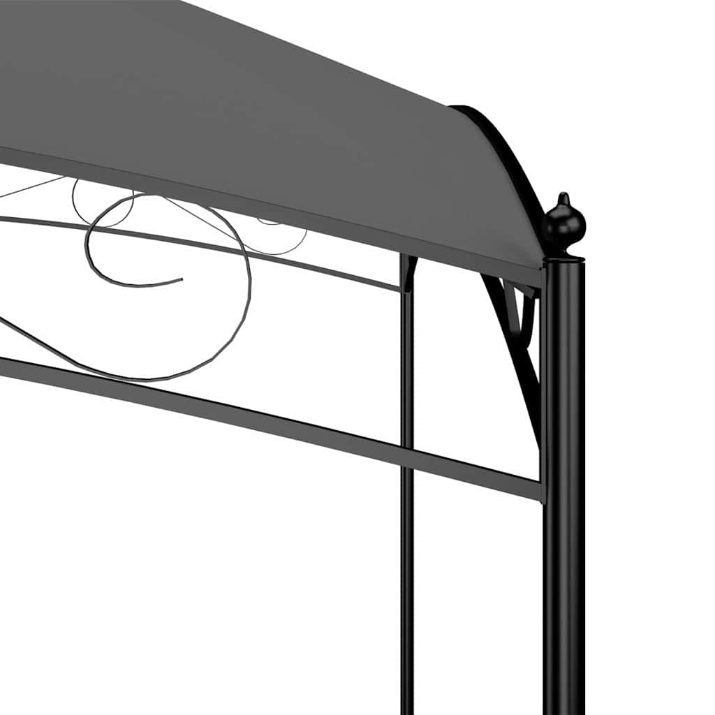 Pavėsinė, antracito spalvos, 3x3x2,65m, 180 g/m² Pavėsinė, antracito spalvos, 3x3x2,65m, 180 g/m² - Image 4