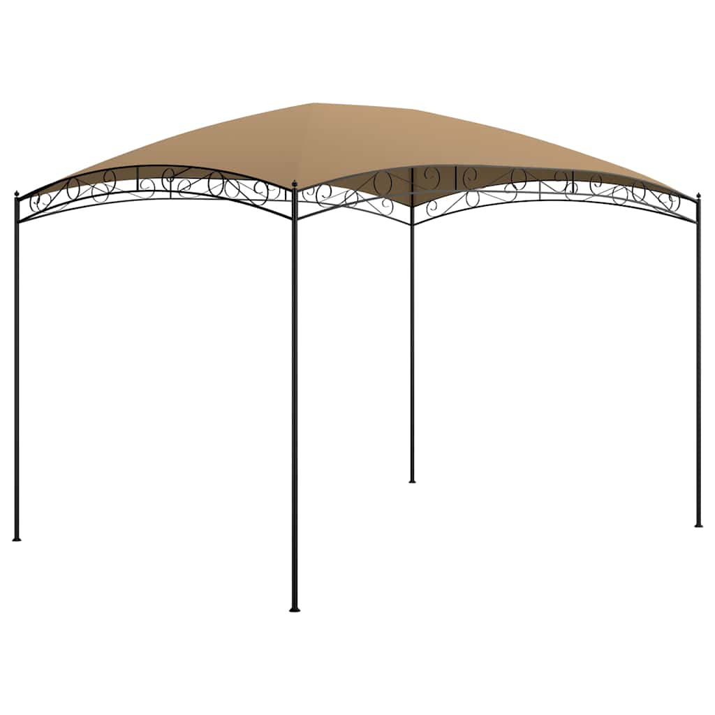 Pavėsinė, taupe spalvos, 3x4x2,65m, 180 g/m² Pavėsinė, taupe spalvos, 3x4x2,65m, 180 g/m² - Image 2