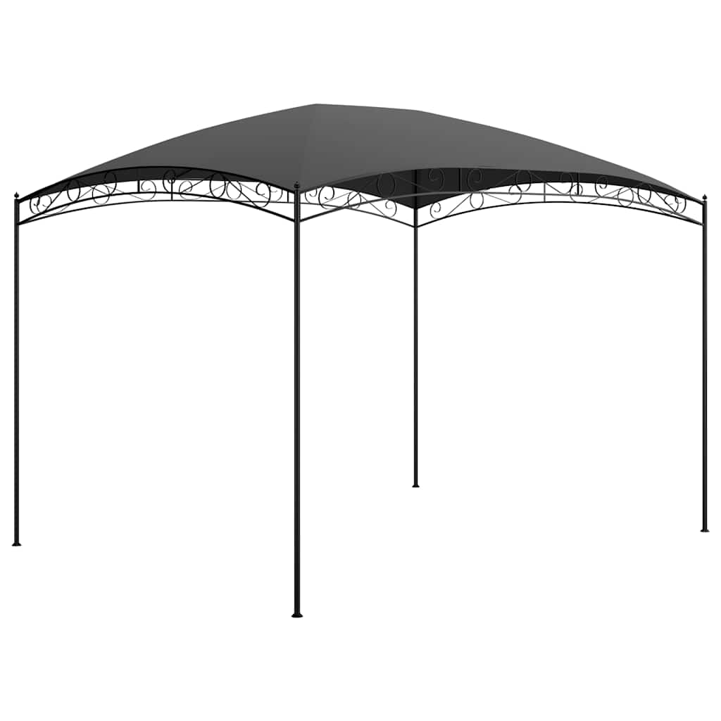 Pavėsinė, antracito spalvos, 3x4x2,65m, 180 g/m² Pavėsinė, antracito spalvos, 3x4x2,65m, 180 g/m² - Image 2