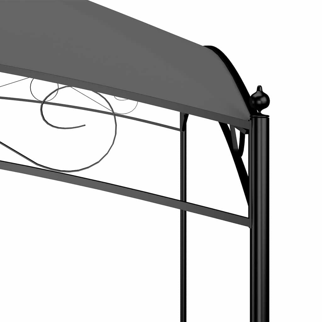 Pavėsinė, antracito spalvos, 3x4x2,65m, 180 g/m² Pavėsinė, antracito spalvos, 3x4x2,65m, 180 g/m² - Image 4