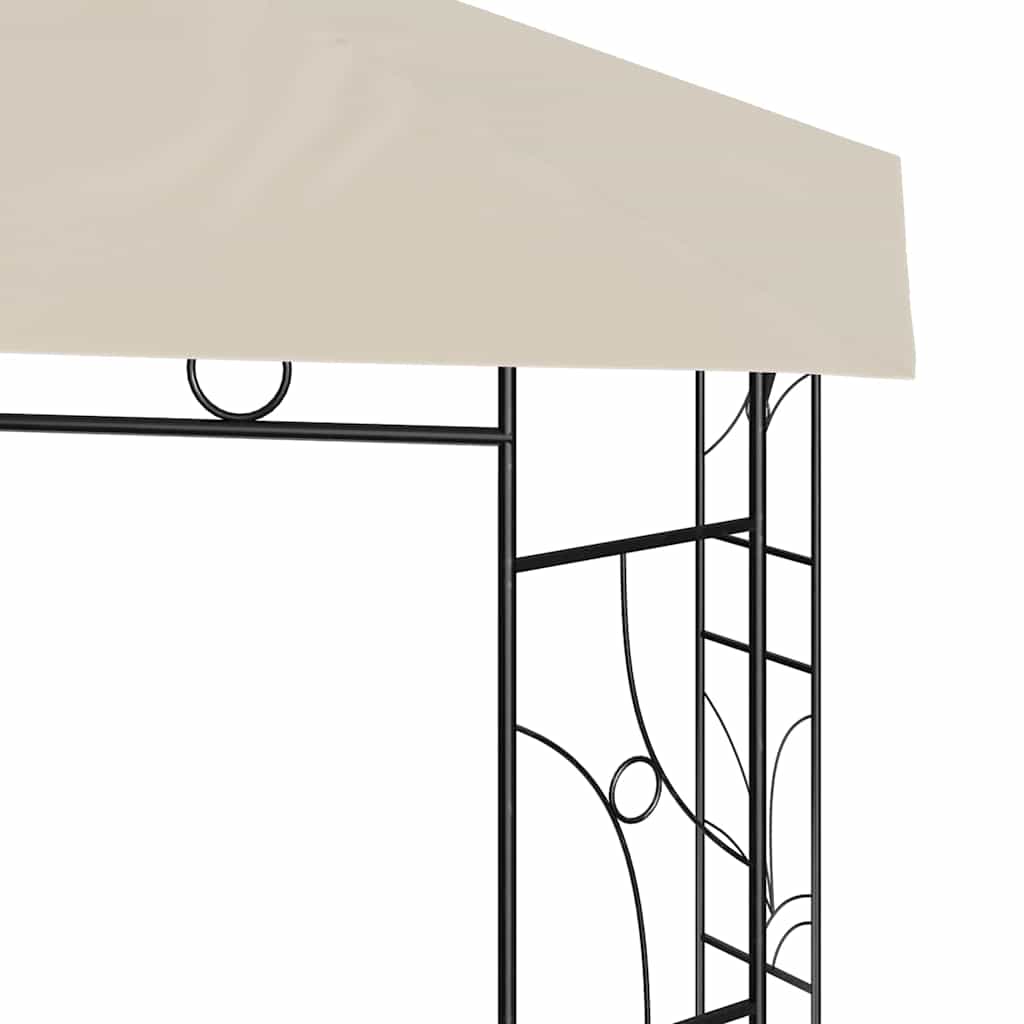 Pavėsinė, kreminės spalvos, 3x3x2,7m, 160g/m² Pavėsinė, kreminės spalvos, 3x3x2,7m, 160g/m² - Image 3