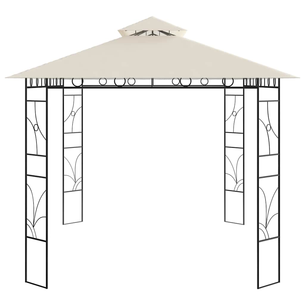 Pavėsinė, kreminės spalvos, 4x3x2,7m, 160g/m² Pavėsinė, kreminės spalvos, 4x3x2,7m, 160g/m² - Image 3
