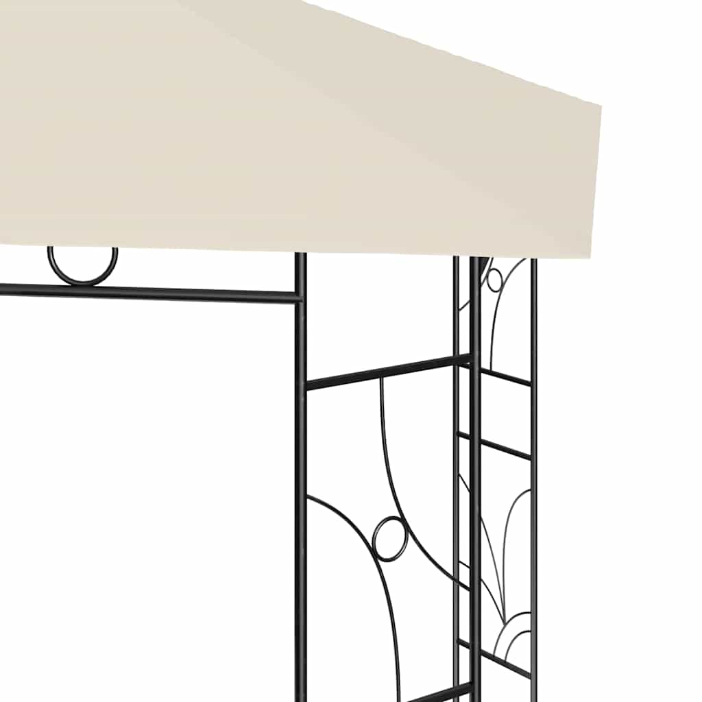 Pavėsinė, kreminės spalvos, 4x3x2,7m, 160g/m² Pavėsinė, kreminės spalvos, 4x3x2,7m, 160g/m² - Image 4