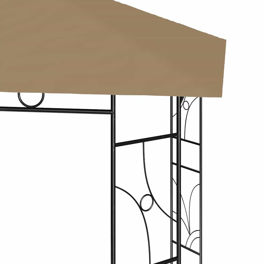 Pavėsinė, taupe spalvos, 4x3x2,7m, 160g/m² Pavėsinė, taupe spalvos, 4x3x2,7m, 160g/m² - Image 4