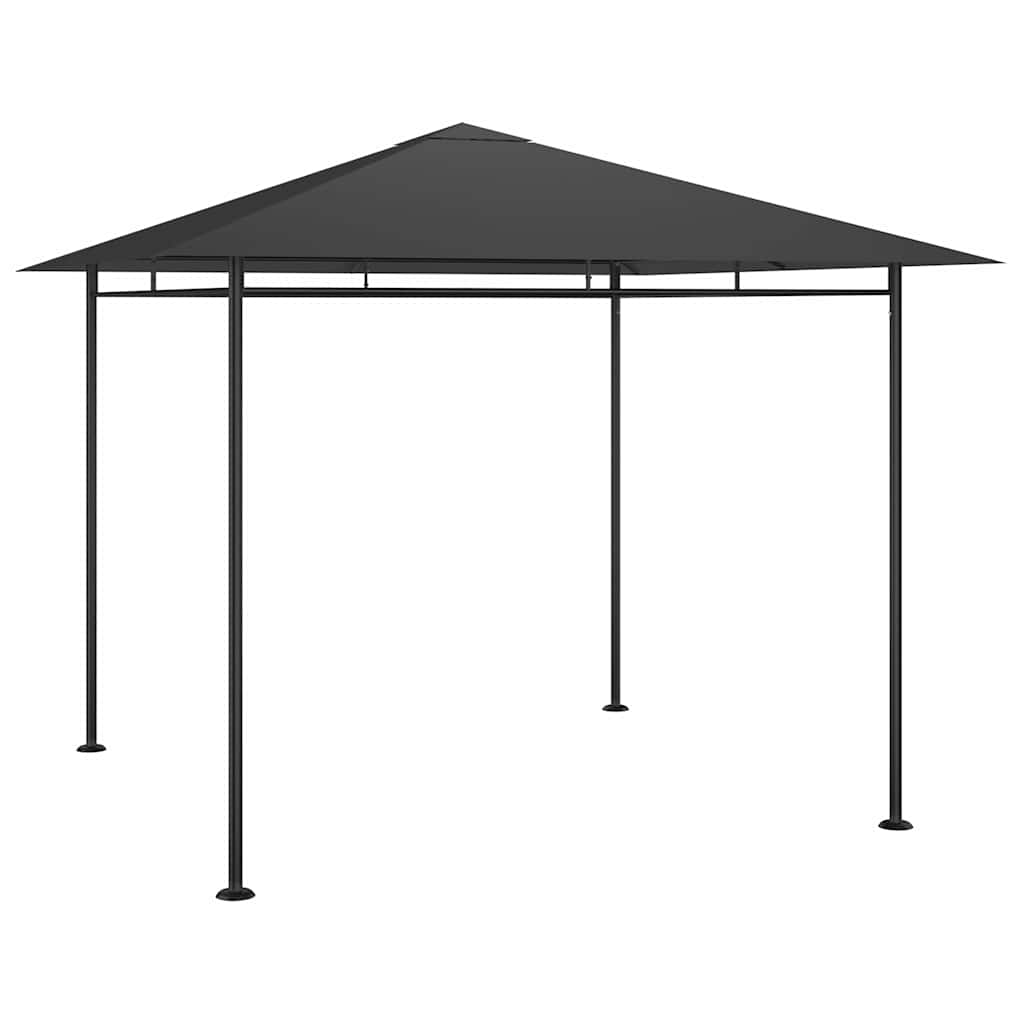 Pavėsinė, antracito spalvos, 3x3x2,7m, 180g/m² Pavėsinė, antracito spalvos, 3x3x2,7m, 180g/m² - Image 2