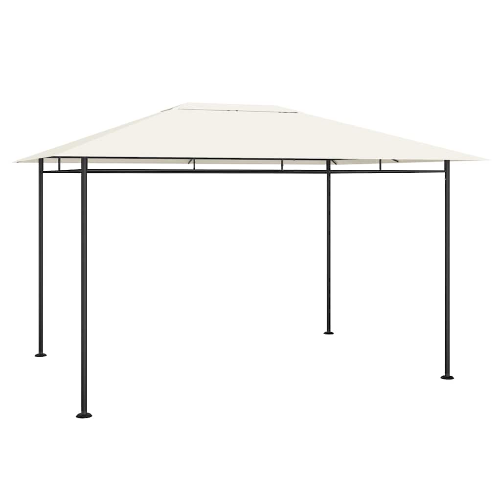 Pavėsinė, kreminės spalvos, 384x281x270 cm, 180g/m² Pavėsinė, kreminės spalvos, 384x281x270 cm, 180g/m² - Image 2
