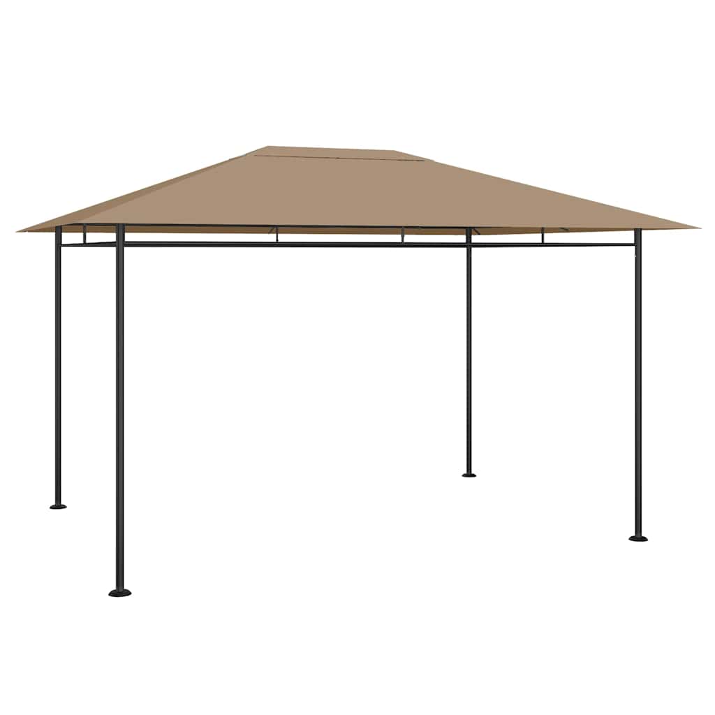 Pavėsinė, taupe spalvos, 384x281x270 cm, 180g/m² Pavėsinė, taupe spalvos, 384x281x270 cm, 180g/m² - Image 2