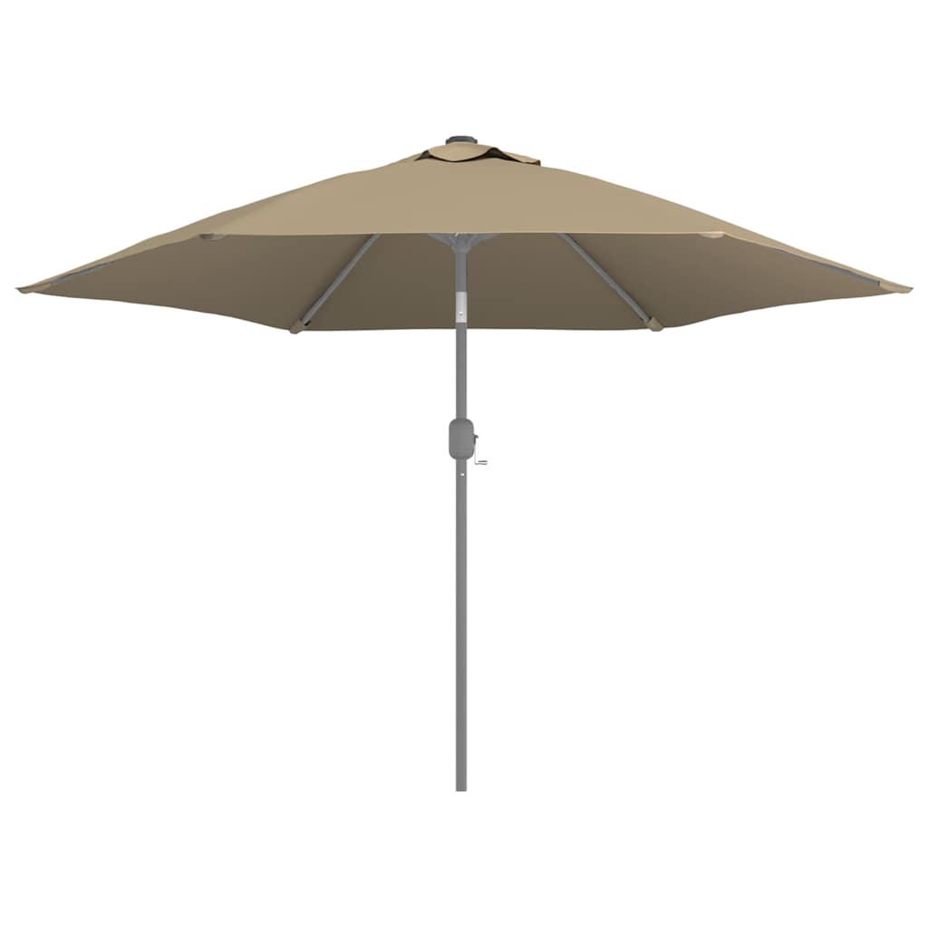 Pakaitinis audinys lauko skėčiui nuo saulės, taupe, 300cm Pakaitinis audinys lauko skėčiui nuo saulės, taupe, 300cm - Image 4
