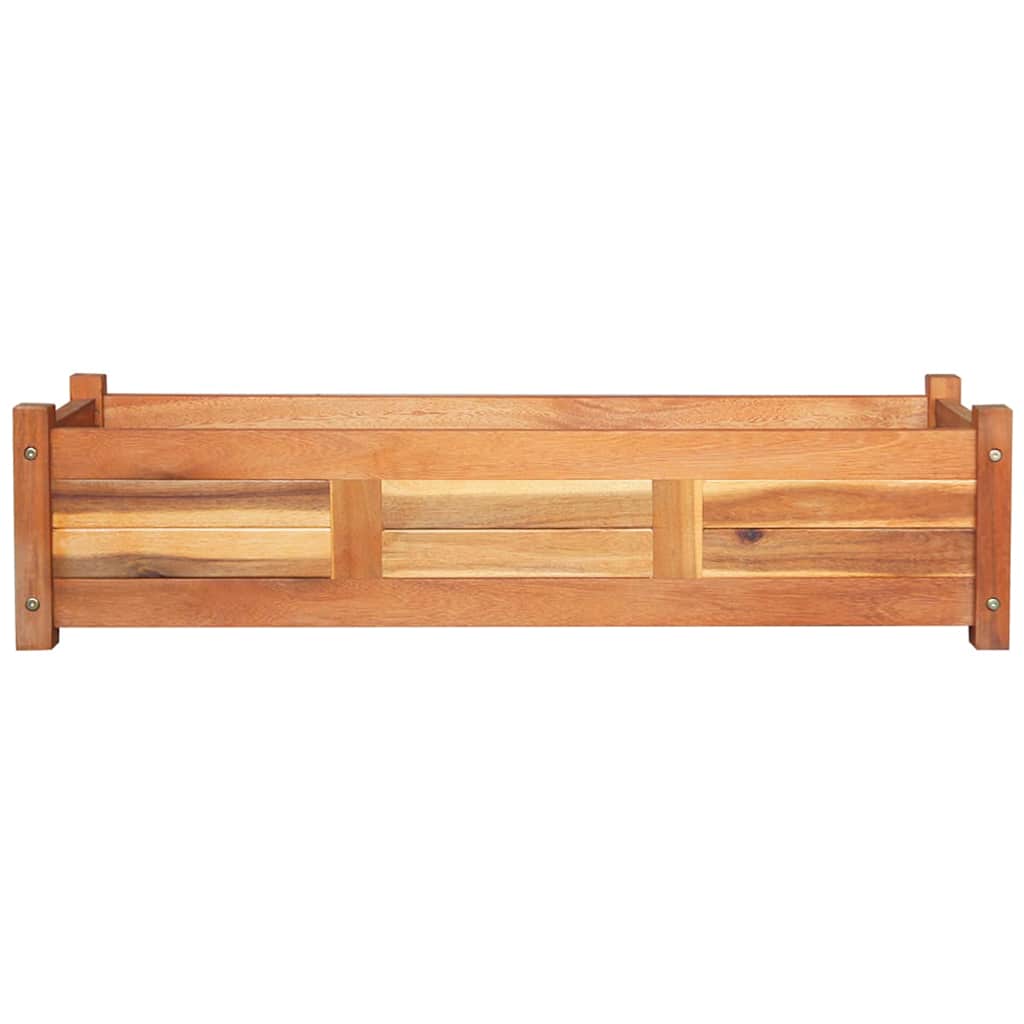 Aukšti sodo loveliai, 2vnt., 100x30x25cm, akacijos mediena Aukšti sodo loveliai, 2vnt., 100x30x25cm, akacijos mediena - Image 3