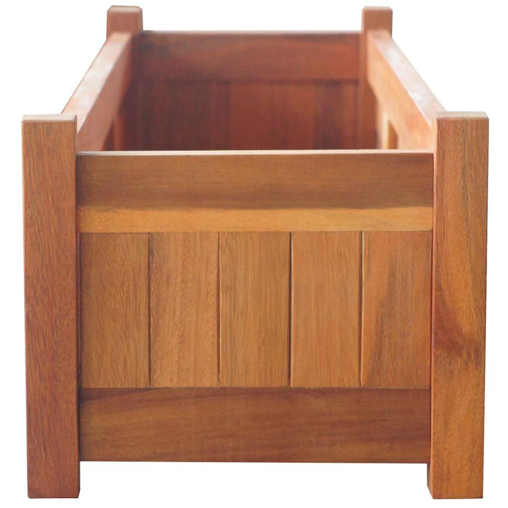 Aukšti sodo loveliai, 2vnt., 100x30x25cm, akacijos mediena Aukšti sodo loveliai, 2vnt., 100x30x25cm, akacijos mediena - Image 5