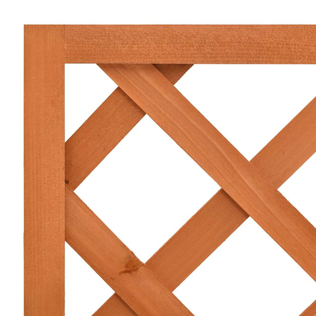 Sodo treliažas su loveliu, oranžinis, 50x25x90cm, eglės masyvas Sodo treliažas su loveliu, oranžinis, 50x25x90cm, eglės masyvas - Image 5