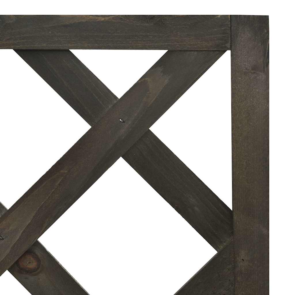 Kampinis treliažas su loveliu, pilkas, 40x40x150cm, eglė Kampinis treliažas su loveliu, pilkas, 40x40x150cm, eglė - Image 4