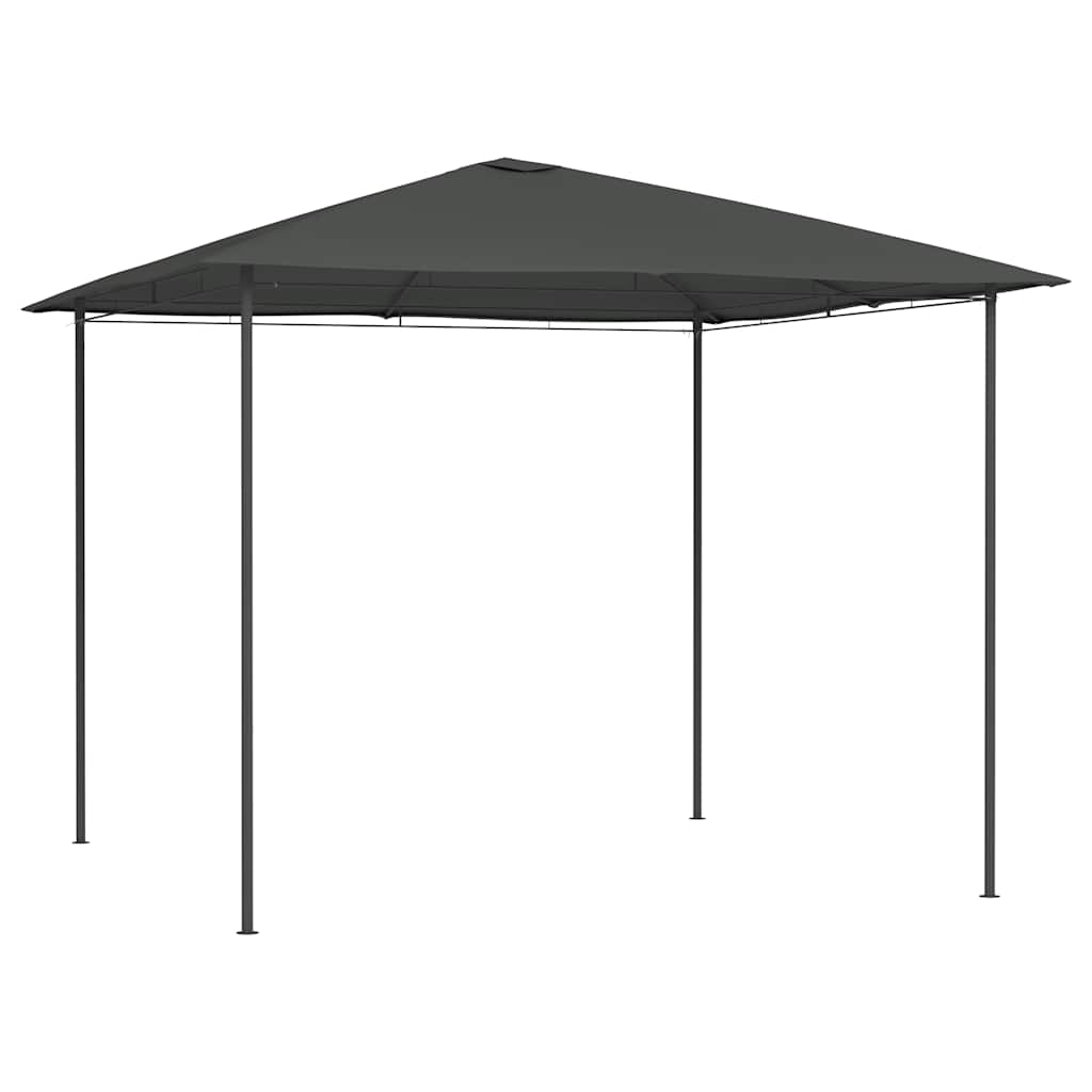 Pavėsinė, antracito spalvos, 3x3x2,6m, 160g/m² Pavėsinė, antracito spalvos, 3x3x2,6m, 160g/m² - Image 2