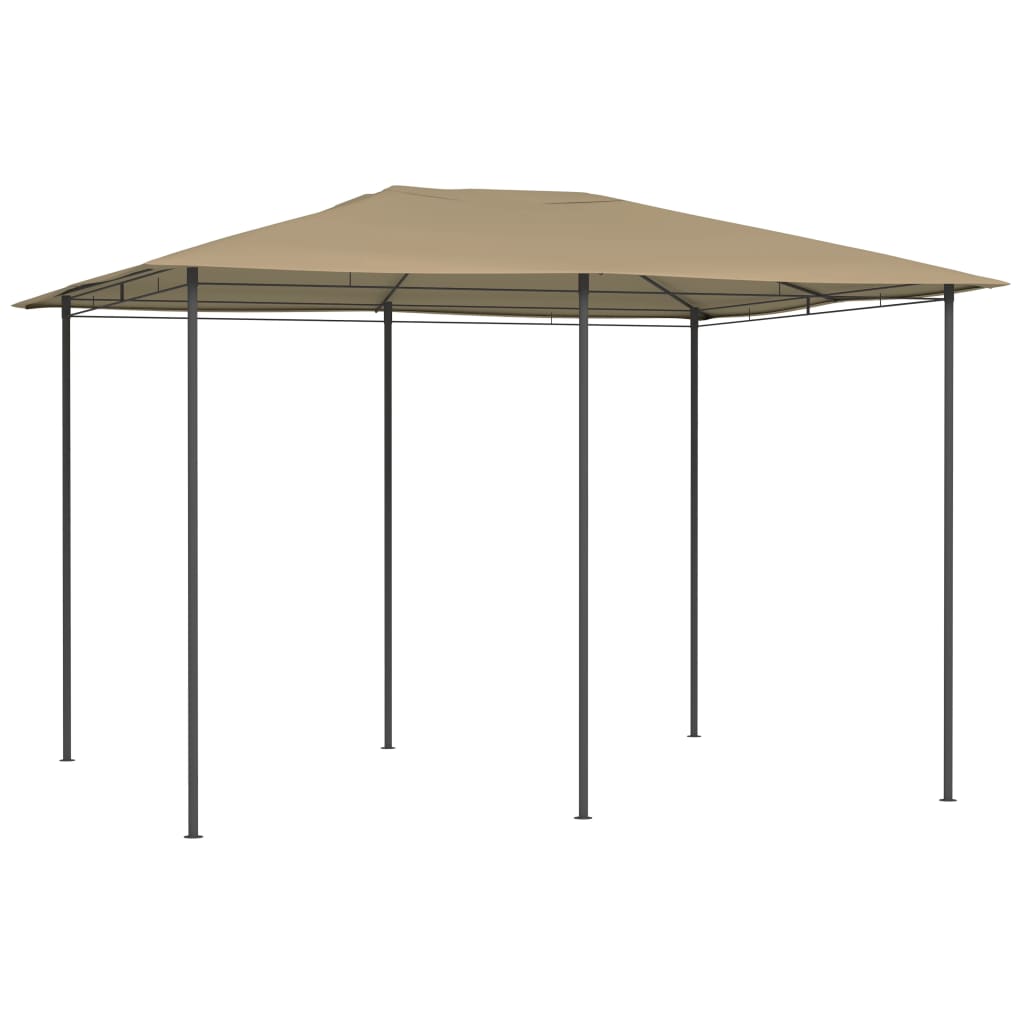 Pavėsinė, taupe spalvos, 3x4x2,6m, 160g/m² Pavėsinė, taupe spalvos, 3x4x2,6m, 160g/m² - Image 2