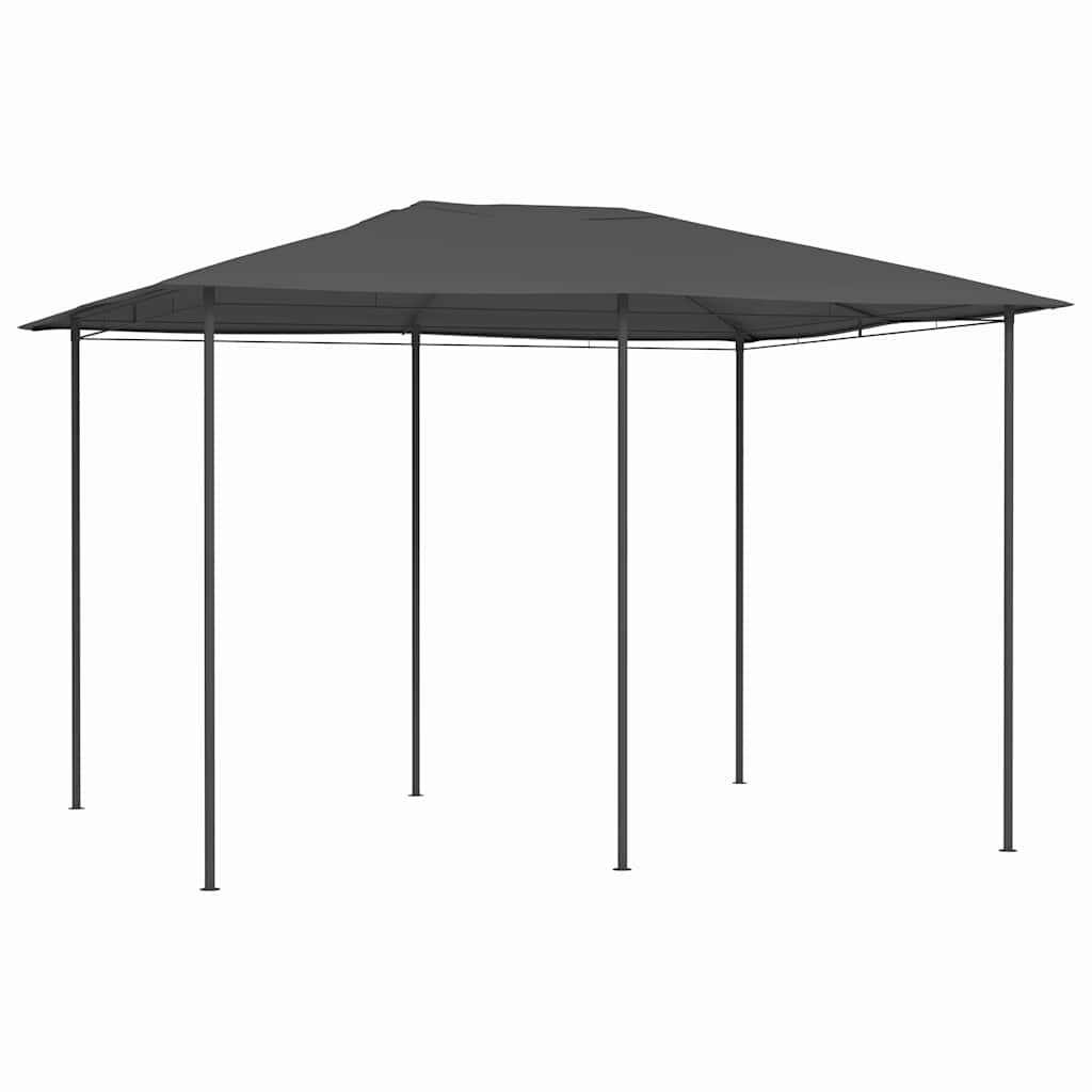 Pavėsinė, antracito spalvos, 3x4x2,6m, 160g/m² Pavėsinė, antracito spalvos, 3x4x2,6m, 160g/m² - Image 2