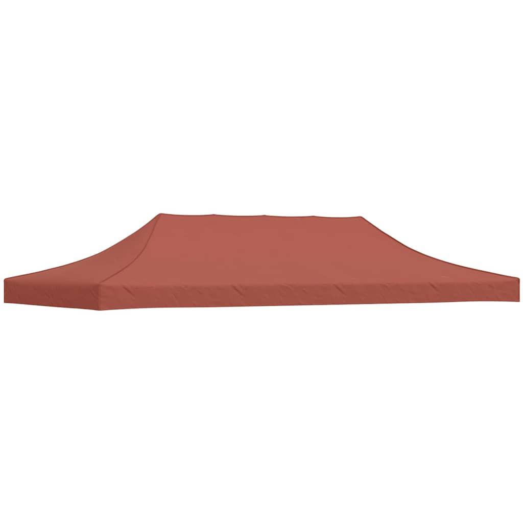 Proginės palapinės stogas, terakota spalvos, 6x3m, 270 g/m² Proginės palapinės stogas, terakota spalvos, 6x3m, 270 g/m² - Image 2