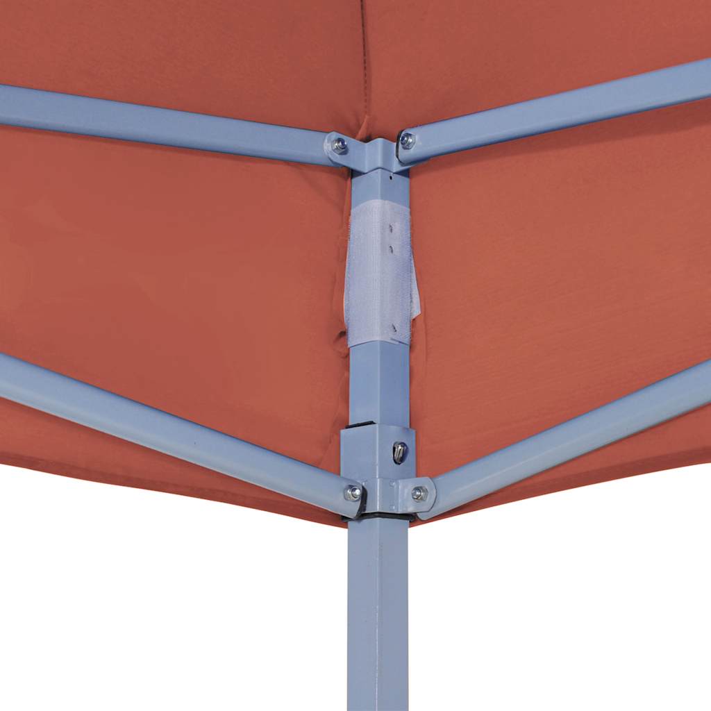 Proginės palapinės stogas, terakota spalvos, 2x2m, 270 g/m² Proginės palapinės stogas, terakota spalvos, 2x2m, 270 g/m² - Image 5