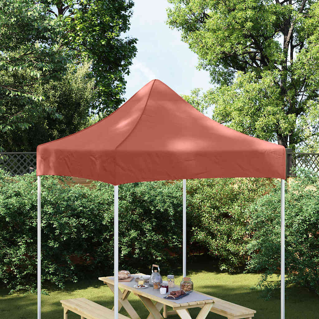 Proginės palapinės stogas, terakota spalvos, 2x2m, 270 g/m² Proginės palapinės stogas, terakota spalvos, 2x2m, 270 g/m² - Image 2