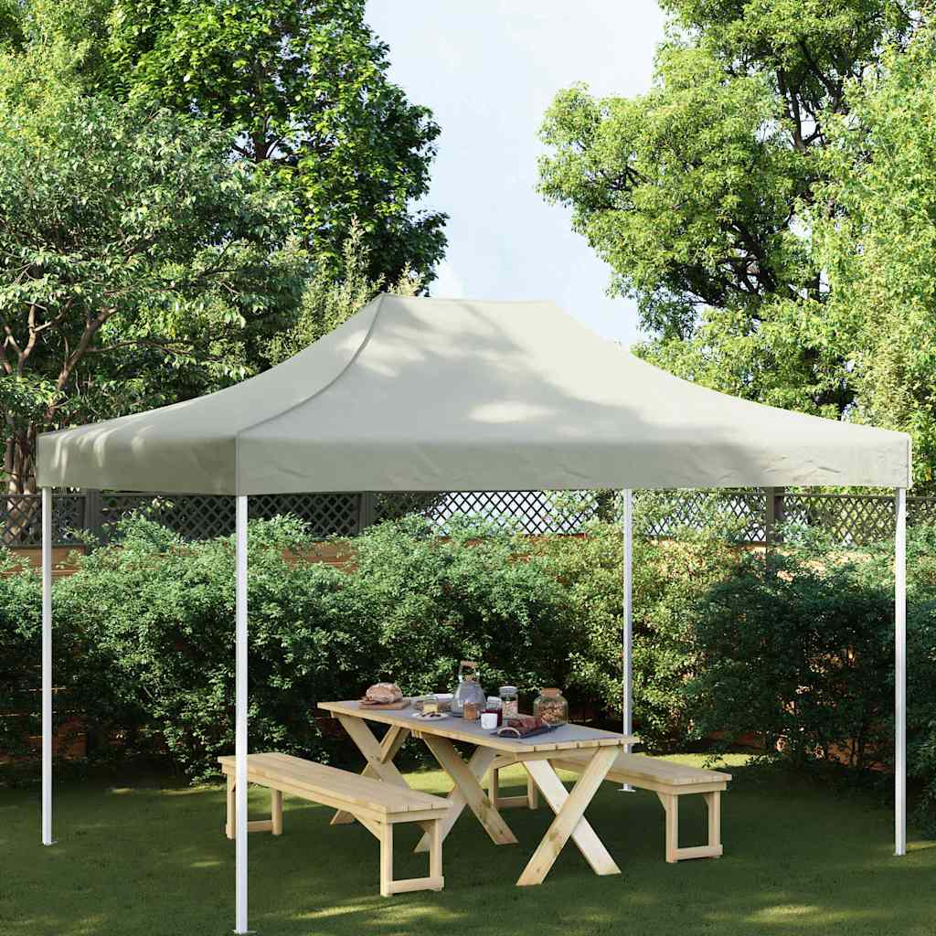 Proginės palapinės stogas, kreminės spalvos, 4x3m, 270 g/m² Proginės palapinės stogas, kreminės spalvos, 4x3m, 270 g/m² - Image 2