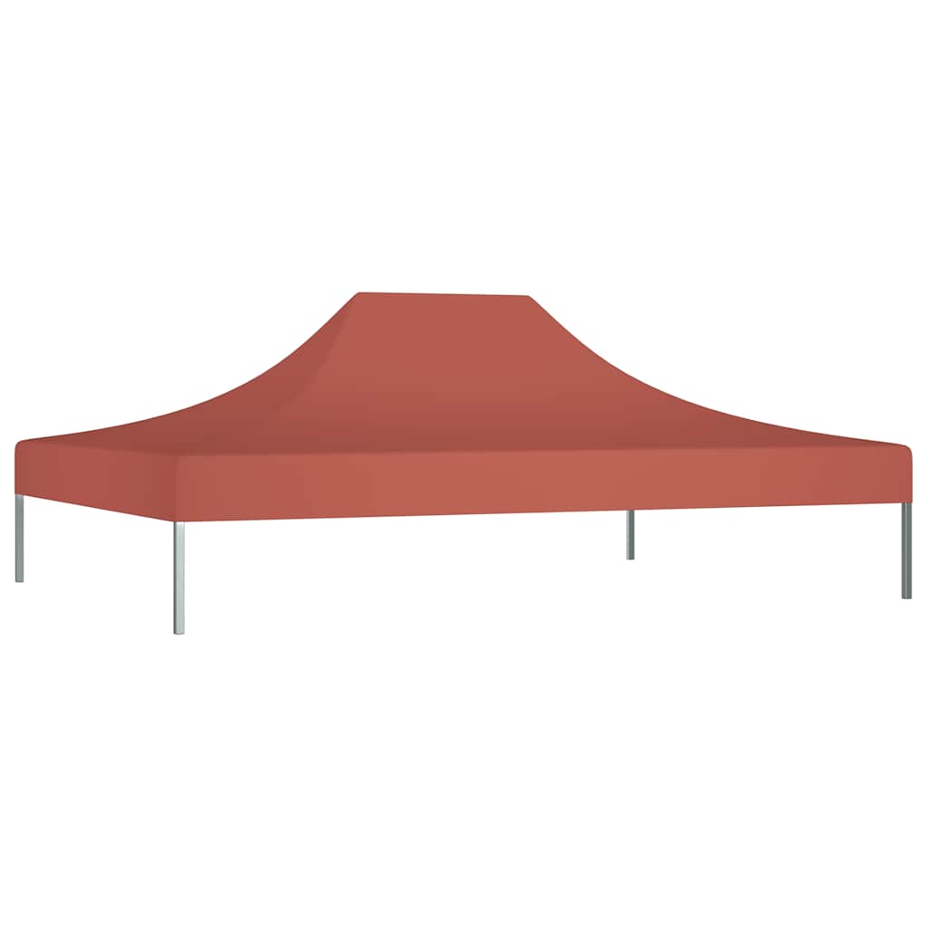 Proginės palapinės stogas, terakota spalvos, 4x3m, 270 g/m² Proginės palapinės stogas, terakota spalvos, 4x3m, 270 g/m² - Image 3