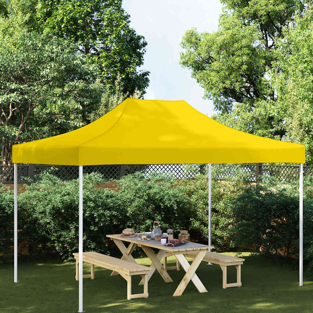 Proginės palapinės stogas, geltonos spalvos, 4x3m, 270 g/m² Proginės palapinės stogas, geltonos spalvos, 4x3m, 270 g/m² - Image 2