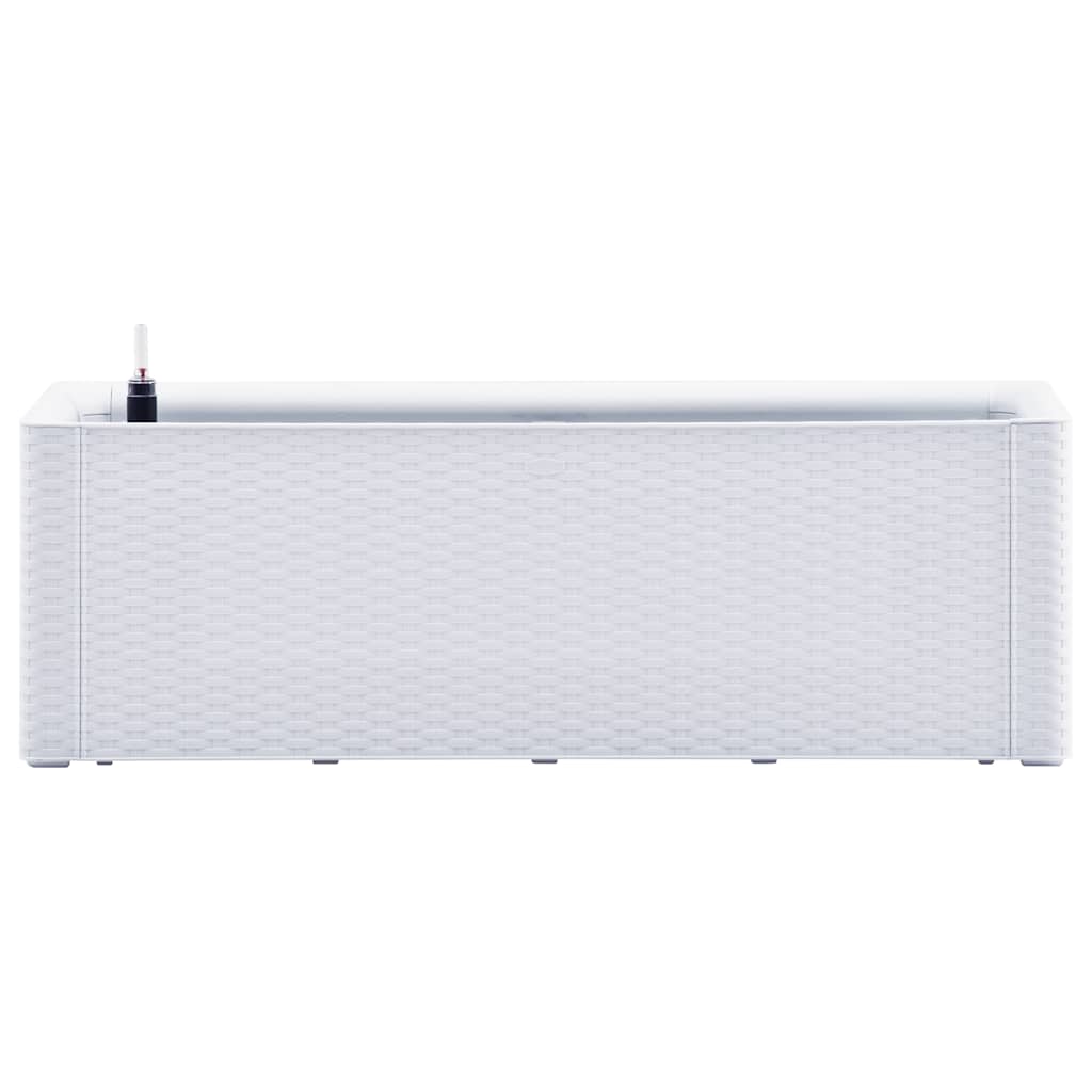 Lovelis su savaiminio laistymo sistema, baltas, 100x43x33cm Lovelis su savaiminio laistymo sistema, baltas, 100x43x33cm - Image 3