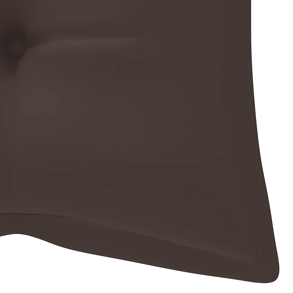 Supamas suoliukas su taupe spalvos pagalvėle, 170cm, tikmedis Supamas suoliukas su taupe spalvos pagalvėle, 170cm, tikmedis - Image 11
