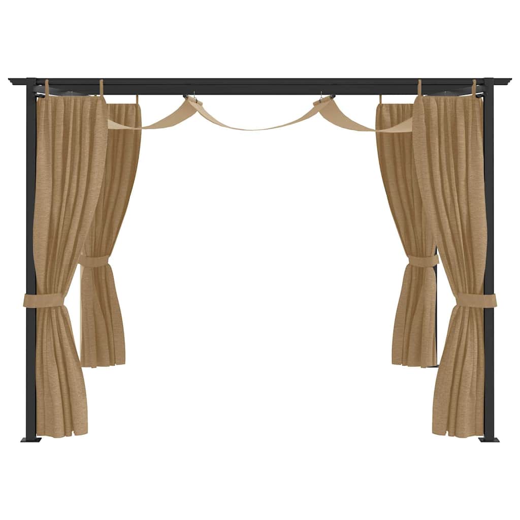 Pavėsinė, taupe spalvos, 4x3m (313898+313899) Pavėsinė, taupe spalvos, 4x3m (313898+313899) - Image 4