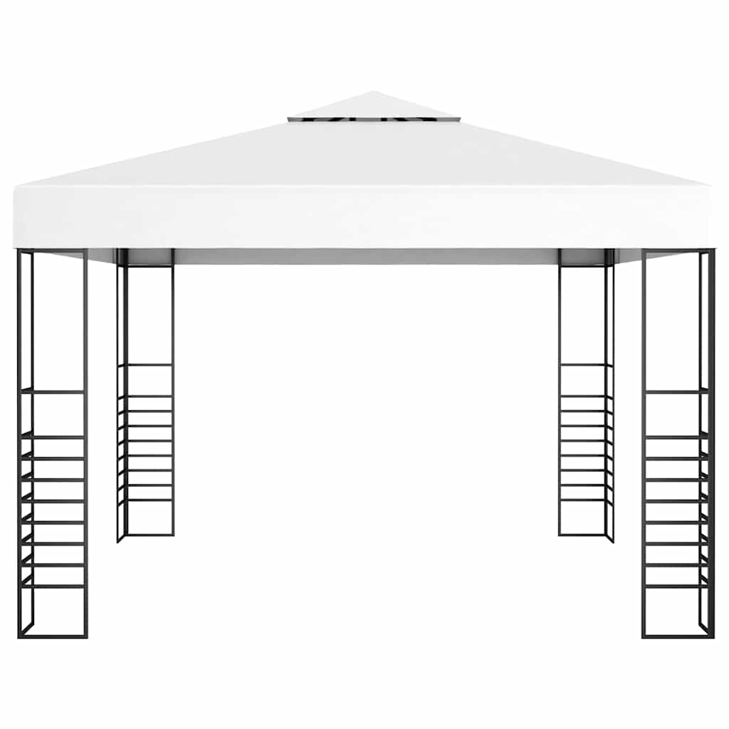 Sodo pavėsinė su lempučių girliandomis LED, balta, 3x3m Sodo pavėsinė su lempučių girliandomis LED, balta, 3x3m - Image 4