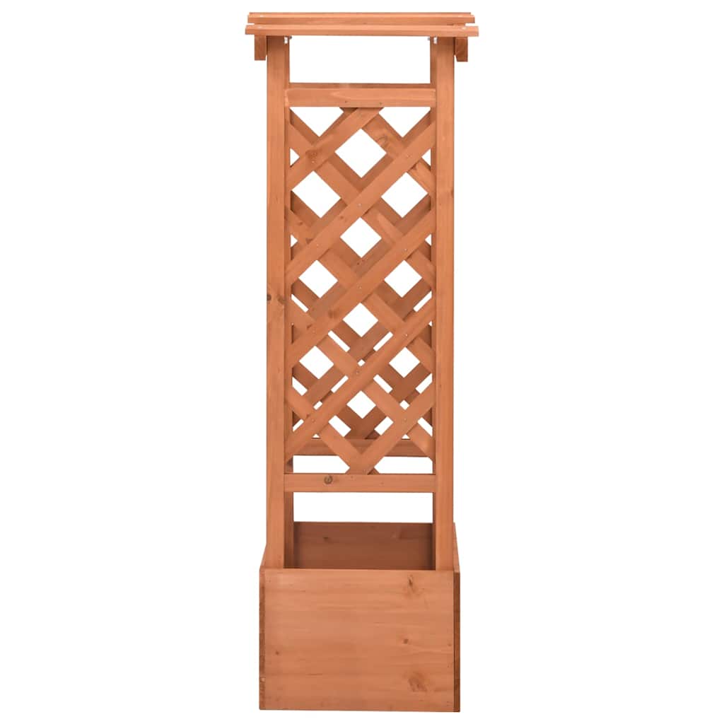 Treliažas su vazonu ir arka, 49x39x117cm, eglės mediena Treliažas su vazonu ir arka, 49x39x117cm, eglės mediena - Image 3