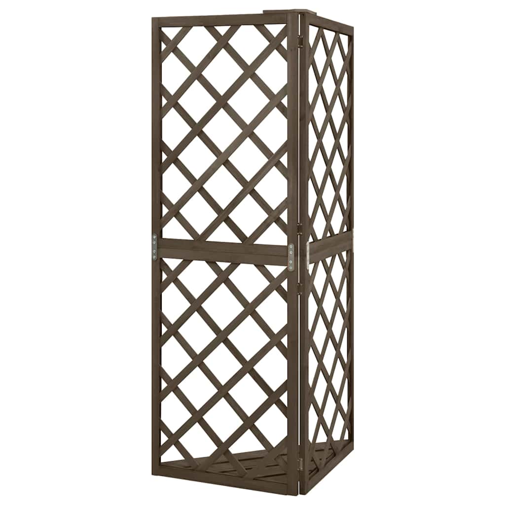 Kampinis treliažas, pilkas, 50x50x145cm, eglės medienos masyvas Kampinis treliažas, pilkas, 50x50x145cm, eglės medienos masyvas - Image 4