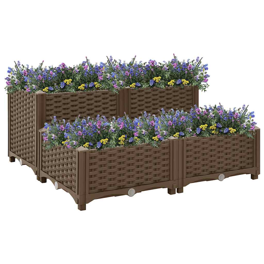 Aukštas lovelis, 80x80x38cm, polipropilenas Aukštas lovelis, 80x80x38cm, polipropilenas - Image 2
