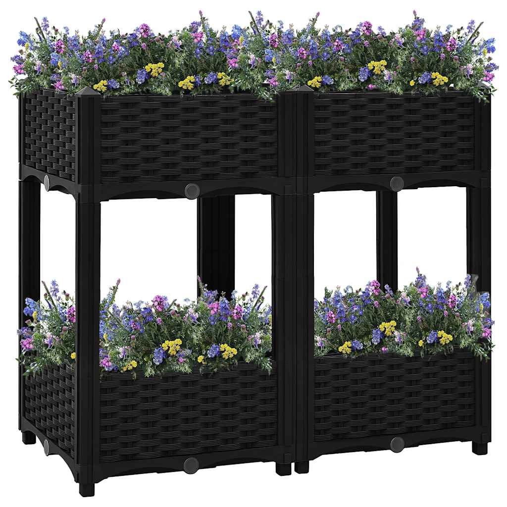 Aukštas lovelis, 80x40x71cm, polipropilenas Aukštas lovelis, 80x40x71cm, polipropilenas - Image 2