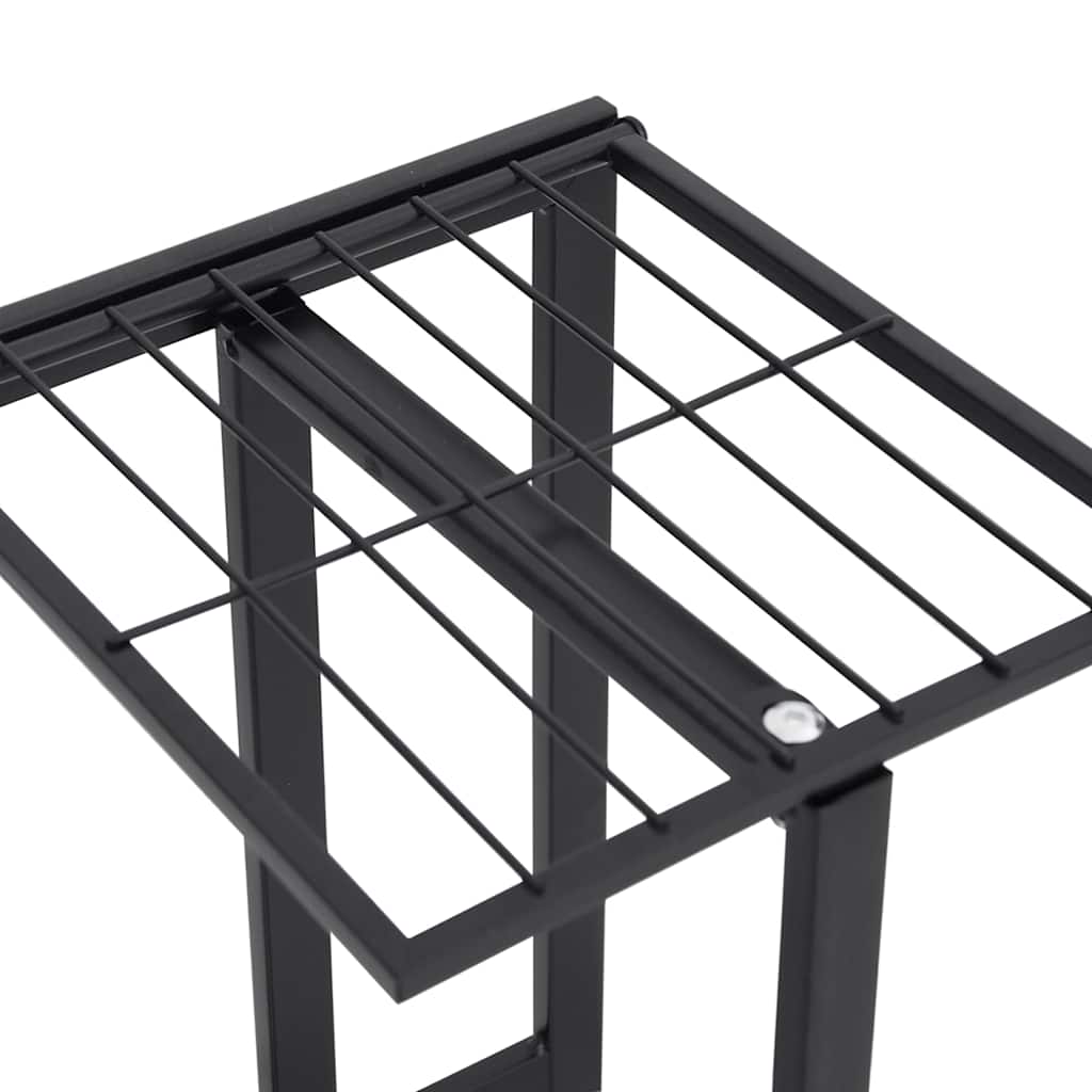 Stovas augalams, 5 lentynos, juodas, 43x22x98cm, metalas Stovas augalams, 5 lentynos, juodas, 43x22x98cm, metalas - Image 8