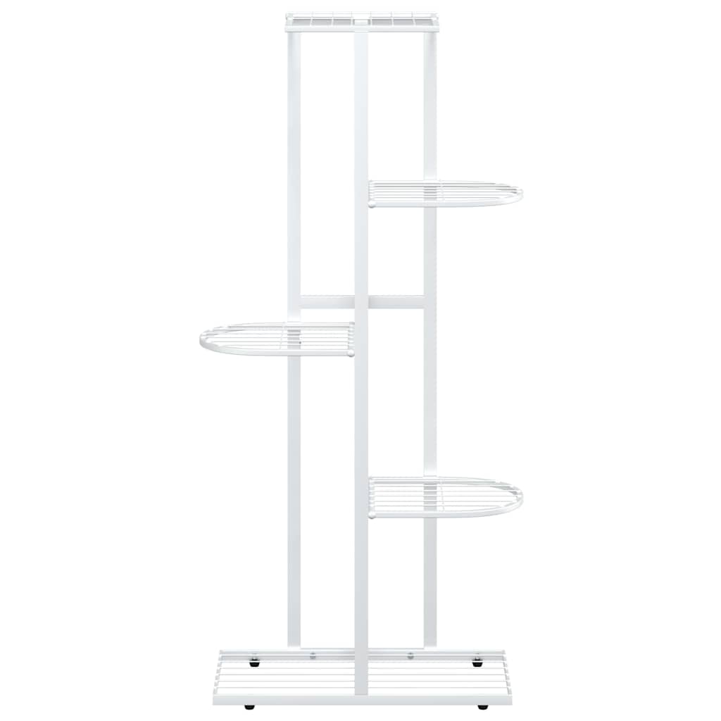 Stovas augalams, 5 lentynos, baltas, 43x22x98cm, metalas Stovas augalams, 5 lentynos, baltas, 43x22x98cm, metalas - Image 5