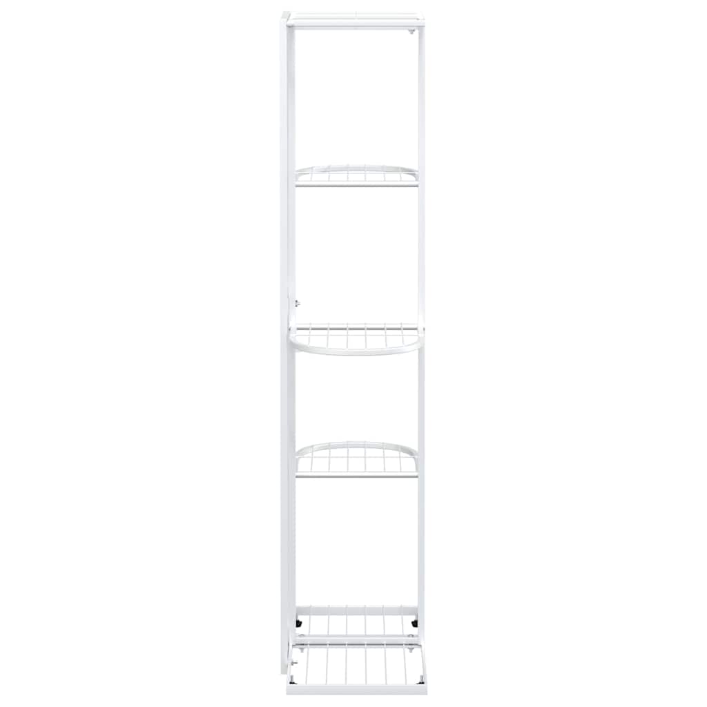 Stovas augalams, 5 lentynos, baltas, 43x22x98cm, metalas Stovas augalams, 5 lentynos, baltas, 43x22x98cm, metalas - Image 6