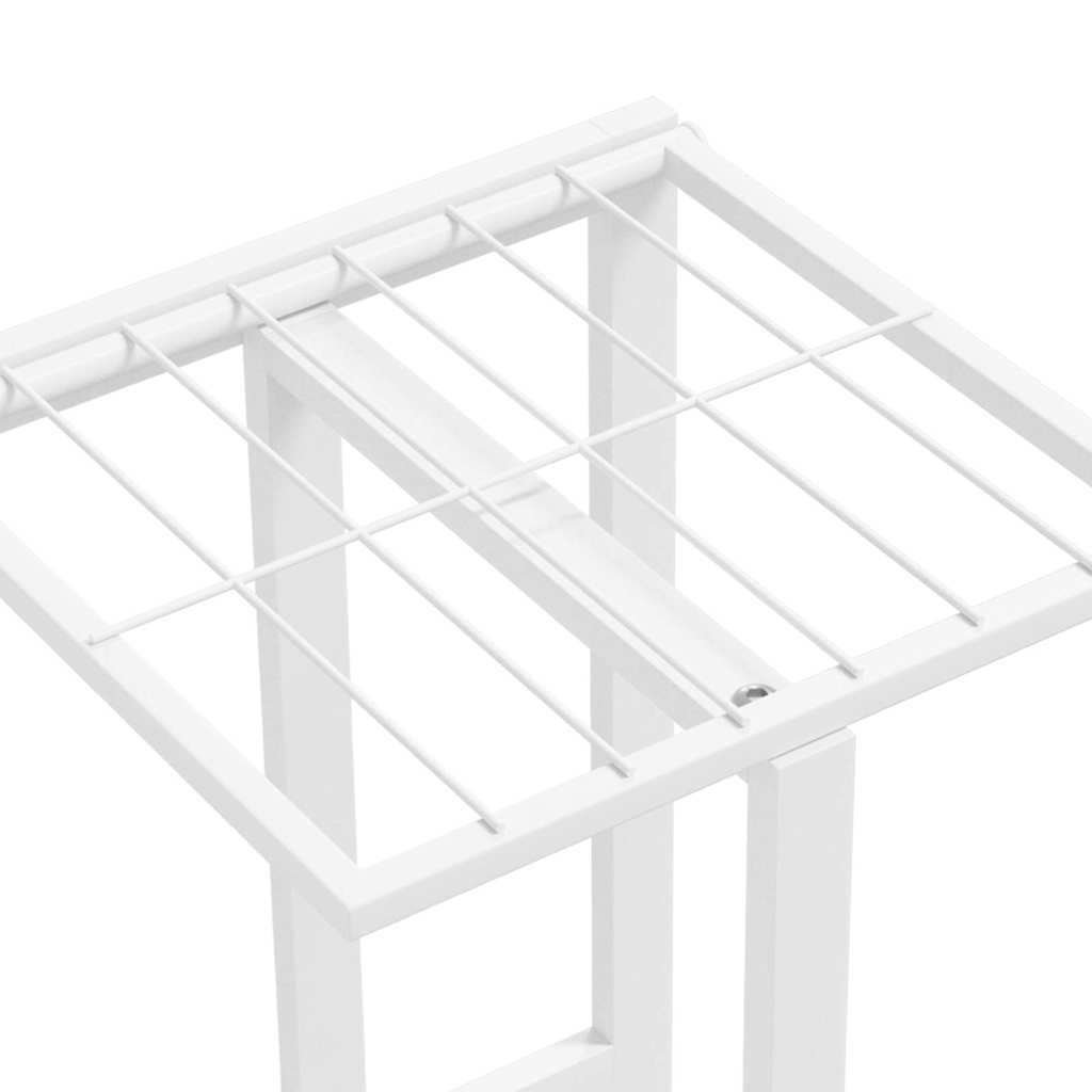 Stovas augalams, 5 lentynos, baltas, 43x22x98cm, metalas Stovas augalams, 5 lentynos, baltas, 43x22x98cm, metalas - Image 8