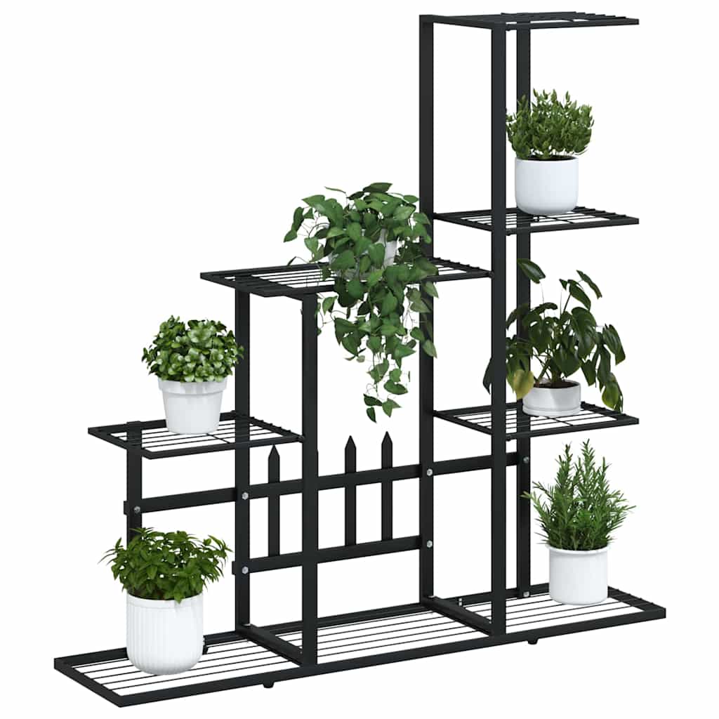 Stovas augalams, juodos spalvos, 94,5x25x88cm, metalas Stovas augalams, juodos spalvos, 94,5x25x88cm, metalas - Image 4