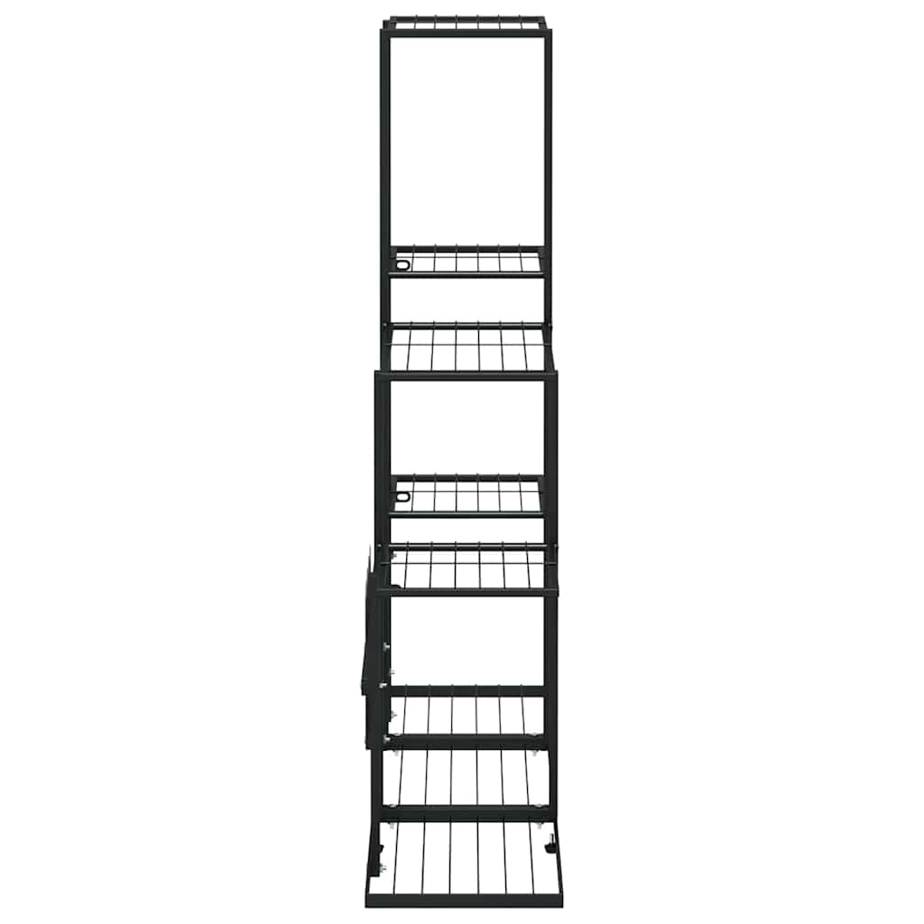 Stovas augalams, juodos spalvos, 94,5x25x88cm, metalas Stovas augalams, juodos spalvos, 94,5x25x88cm, metalas - Image 6