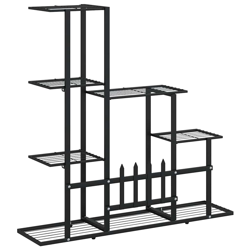Stovas augalams, juodos spalvos, 94,5x25x88cm, metalas Stovas augalams, juodos spalvos, 94,5x25x88cm, metalas - Image 7