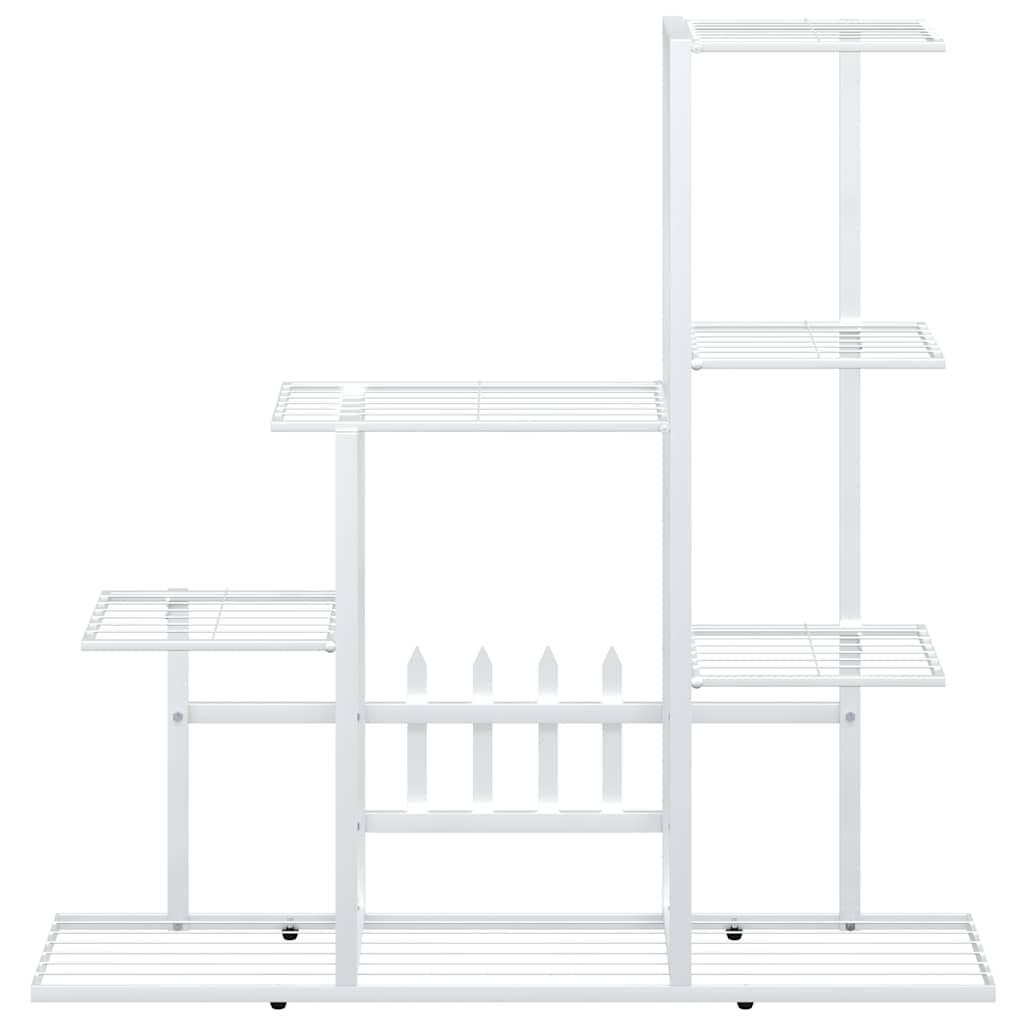 Stovas augalams, baltos spalvos, 94,5x25x88cm, metalas Stovas augalams, baltos spalvos, 94,5x25x88cm, metalas - Image 5