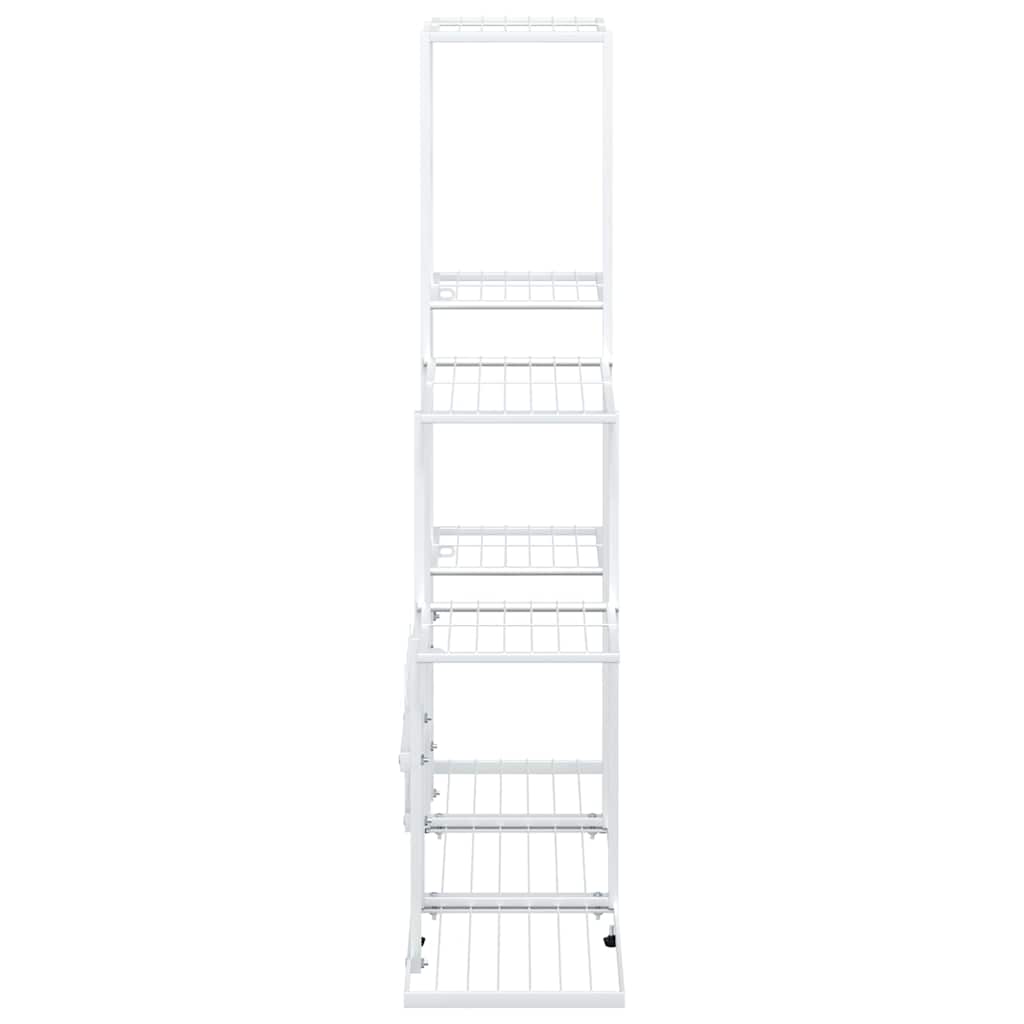 Stovas augalams, baltos spalvos, 94,5x25x88cm, metalas Stovas augalams, baltos spalvos, 94,5x25x88cm, metalas - Image 6