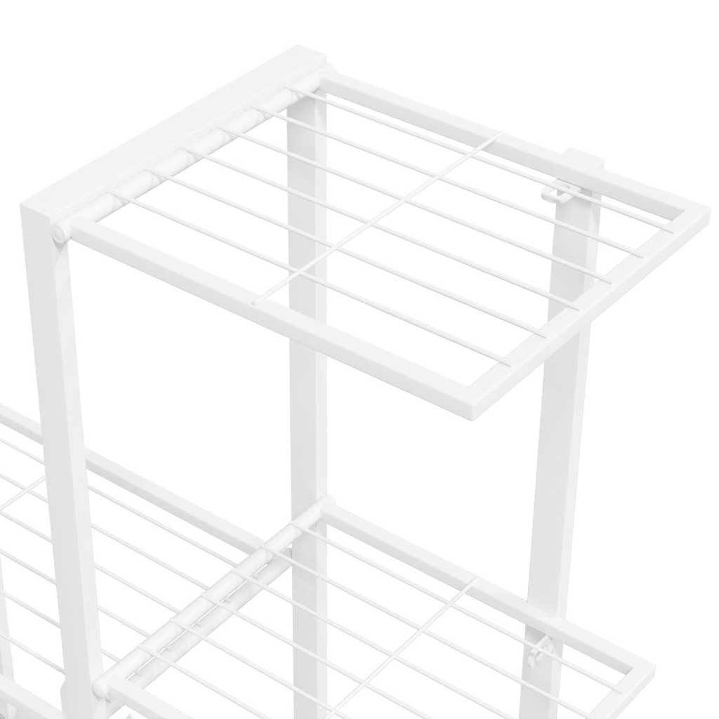 Stovas augalams, baltos spalvos, 94,5x25x88cm, metalas Stovas augalams, baltos spalvos, 94,5x25x88cm, metalas - Image 8