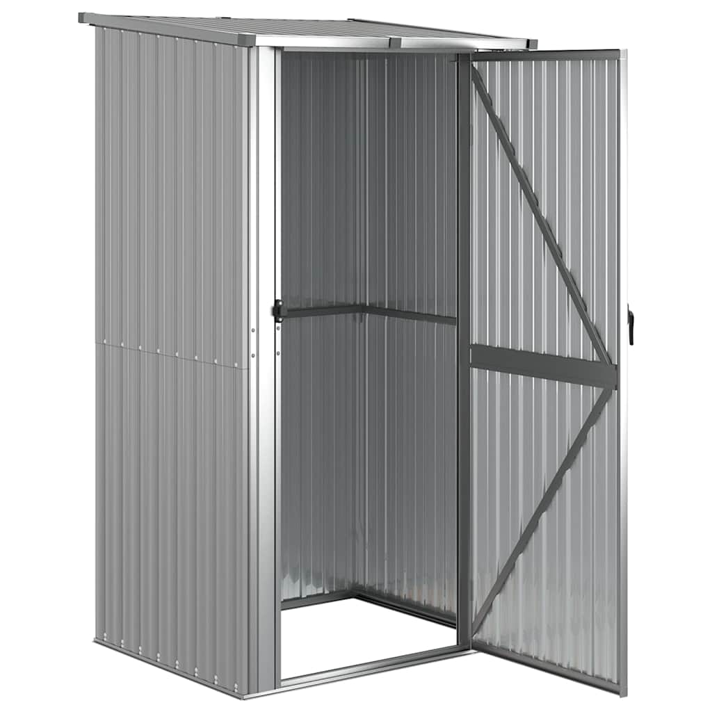 Sodo pašiūrė, pilka, 118,5x97x209,5cm, galvanizuotas plienas Sodo pašiūrė, pilka, 118,5x97x209,5cm, galvanizuotas plienas - Image 3