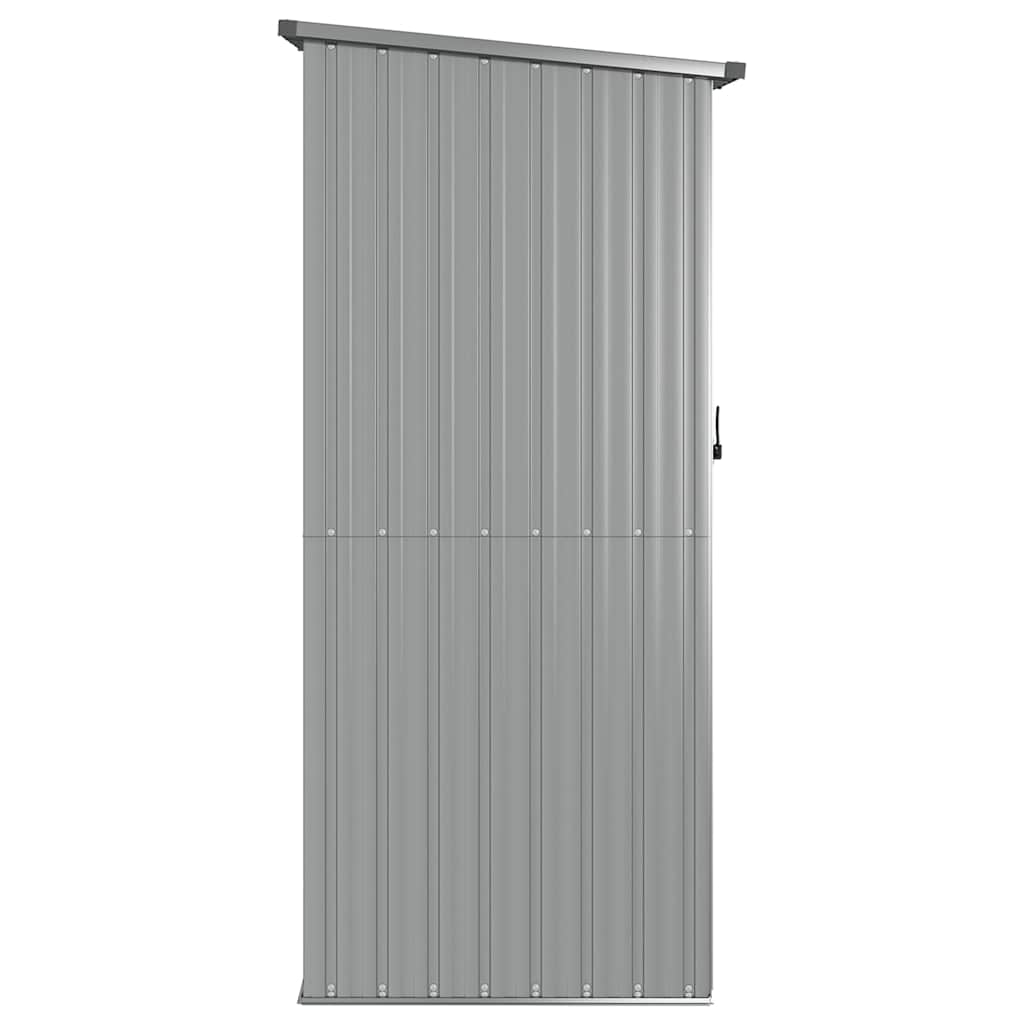 Sodo pašiūrė, pilka, 118,5x97x209,5cm, galvanizuotas plienas Sodo pašiūrė, pilka, 118,5x97x209,5cm, galvanizuotas plienas - Image 5
