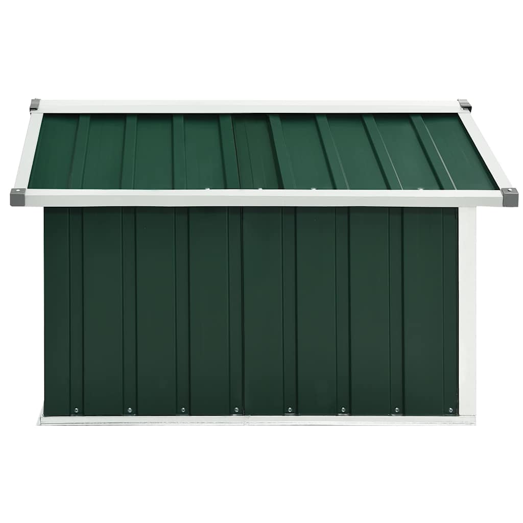 Sodo roboto vejapjovės garažas, žalias, 92x97x63cm, plienas Sodo roboto vejapjovės garažas, žalias, 92x97x63cm, plienas - Image 4