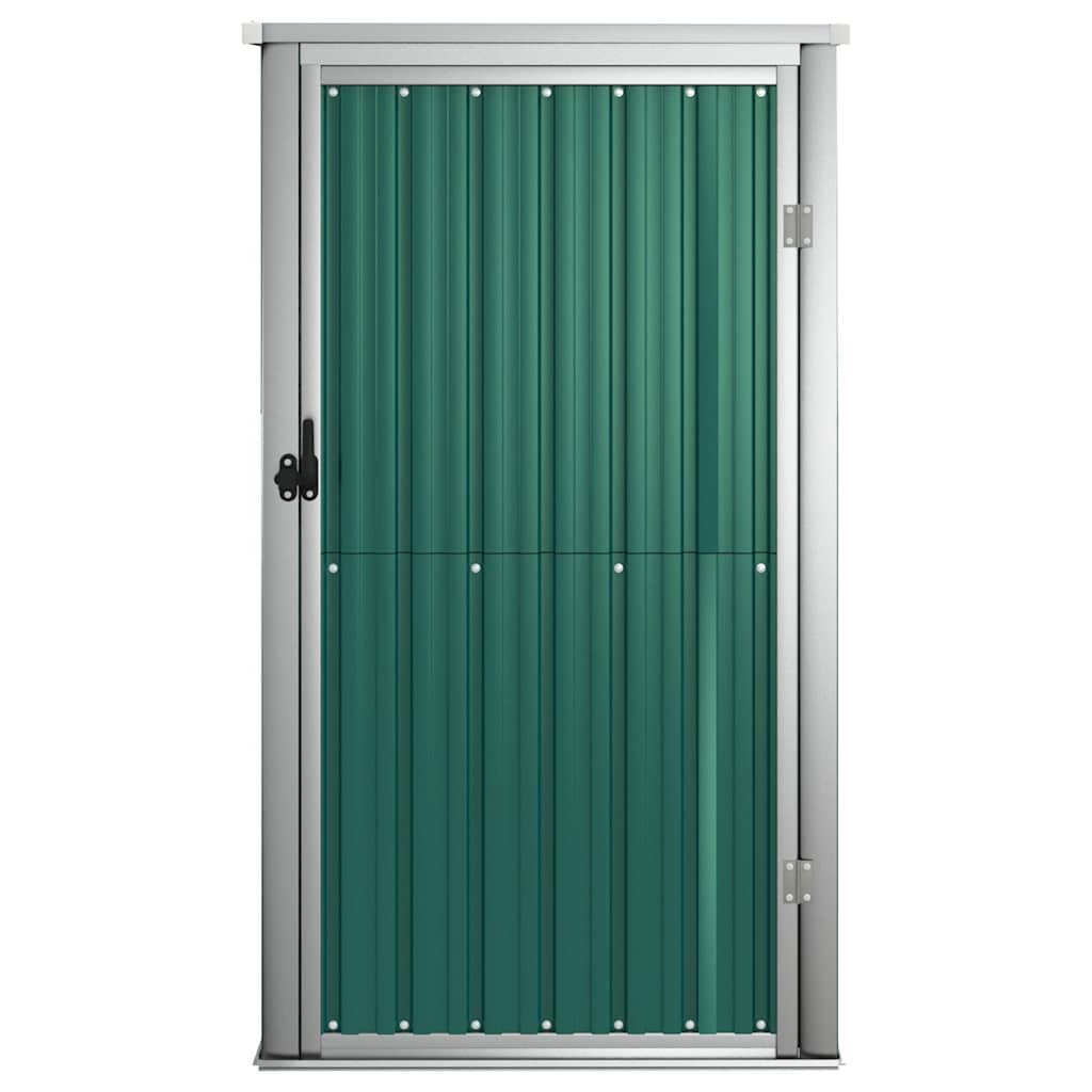 Sodo įrankių pašiūrė, žalia, 88x89x161cm, galvanizuotas plienas Sodo įrankių pašiūrė, žalia, 88x89x161cm, galvanizuotas plienas - Image 3