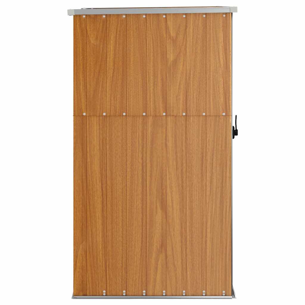 Sodo įrankių pašiūrė, ruda, 88x89x161cm, galvanizuotas plienas Sodo įrankių pašiūrė, ruda, 88x89x161cm, galvanizuotas plienas - Image 4